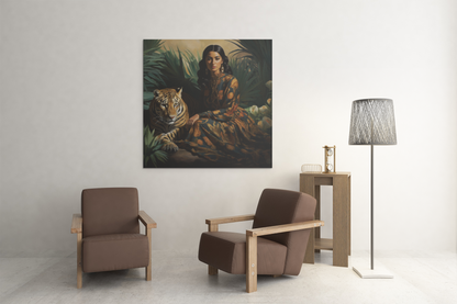 Tigar Companion | Canvas Wall Art