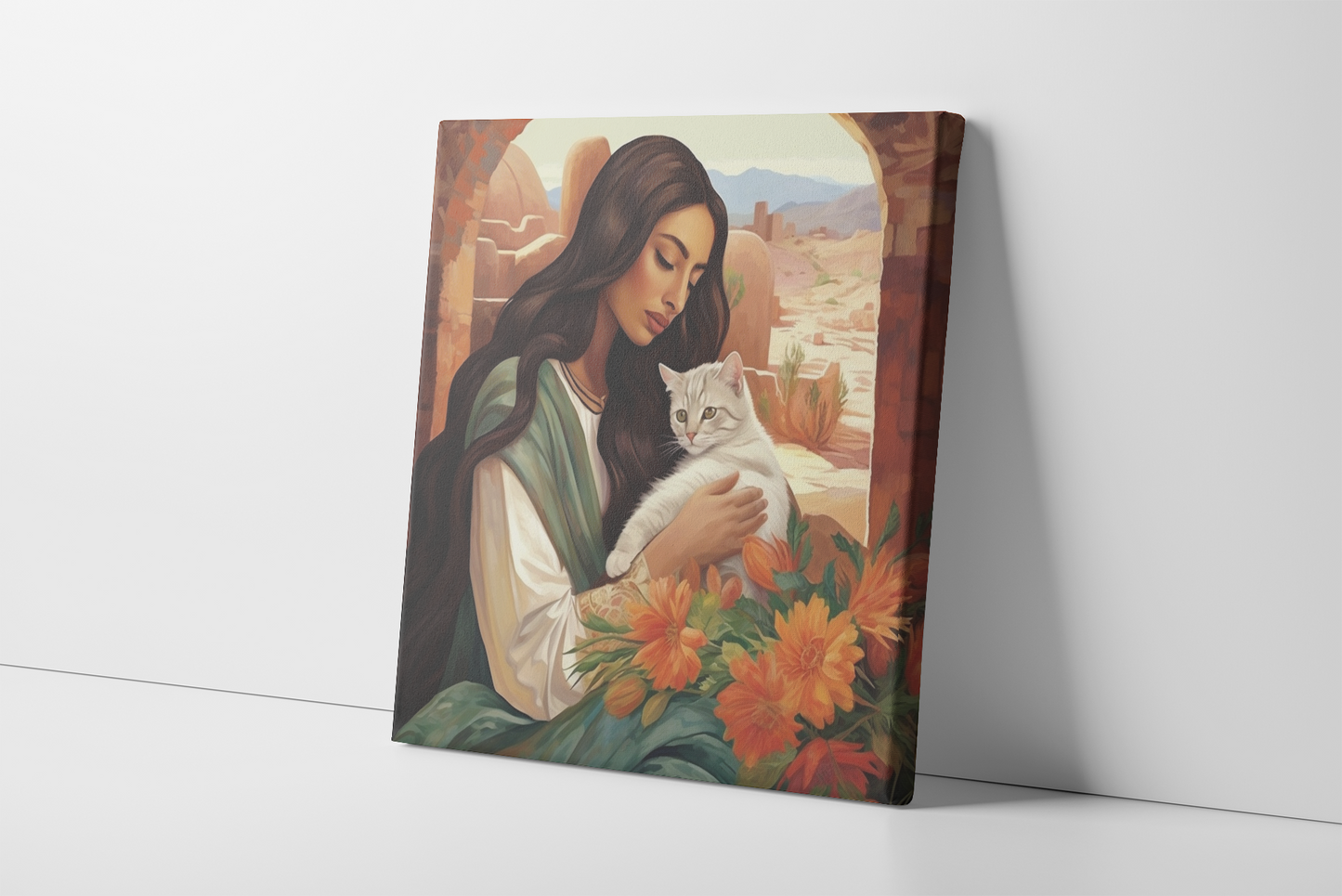 Feline Companion | Canvas Wall Art