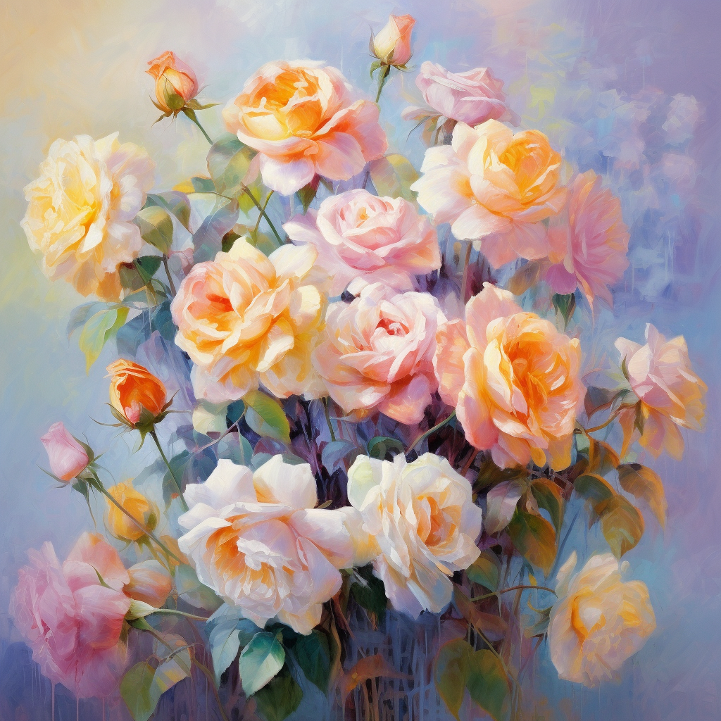 Radiant Roses | Canvas Wall Art
