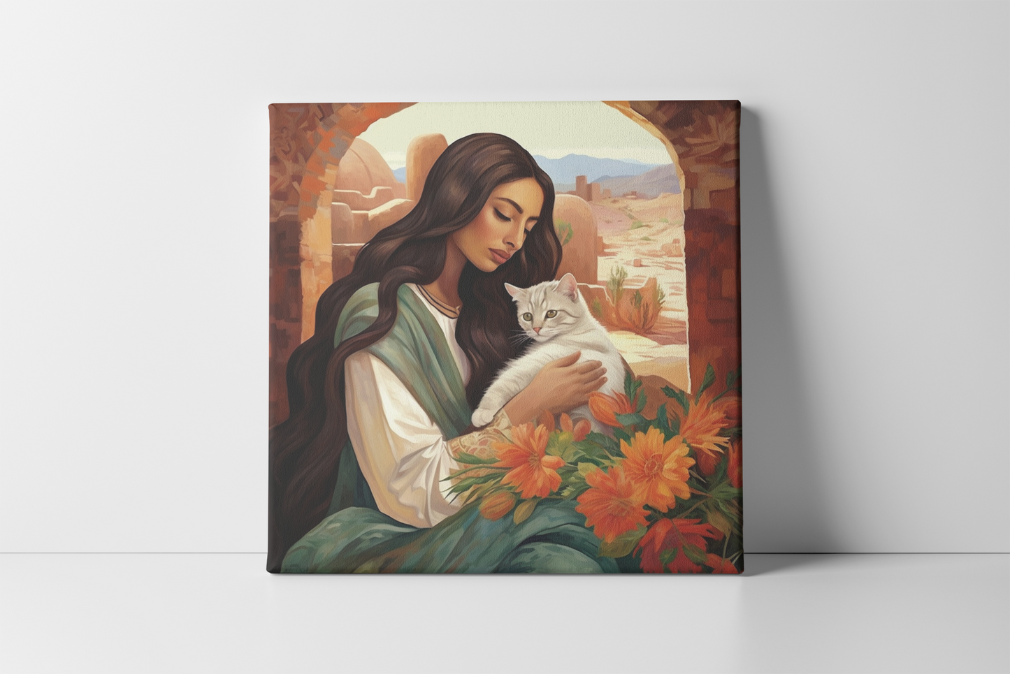 Feline Companion | Canvas Wall Art