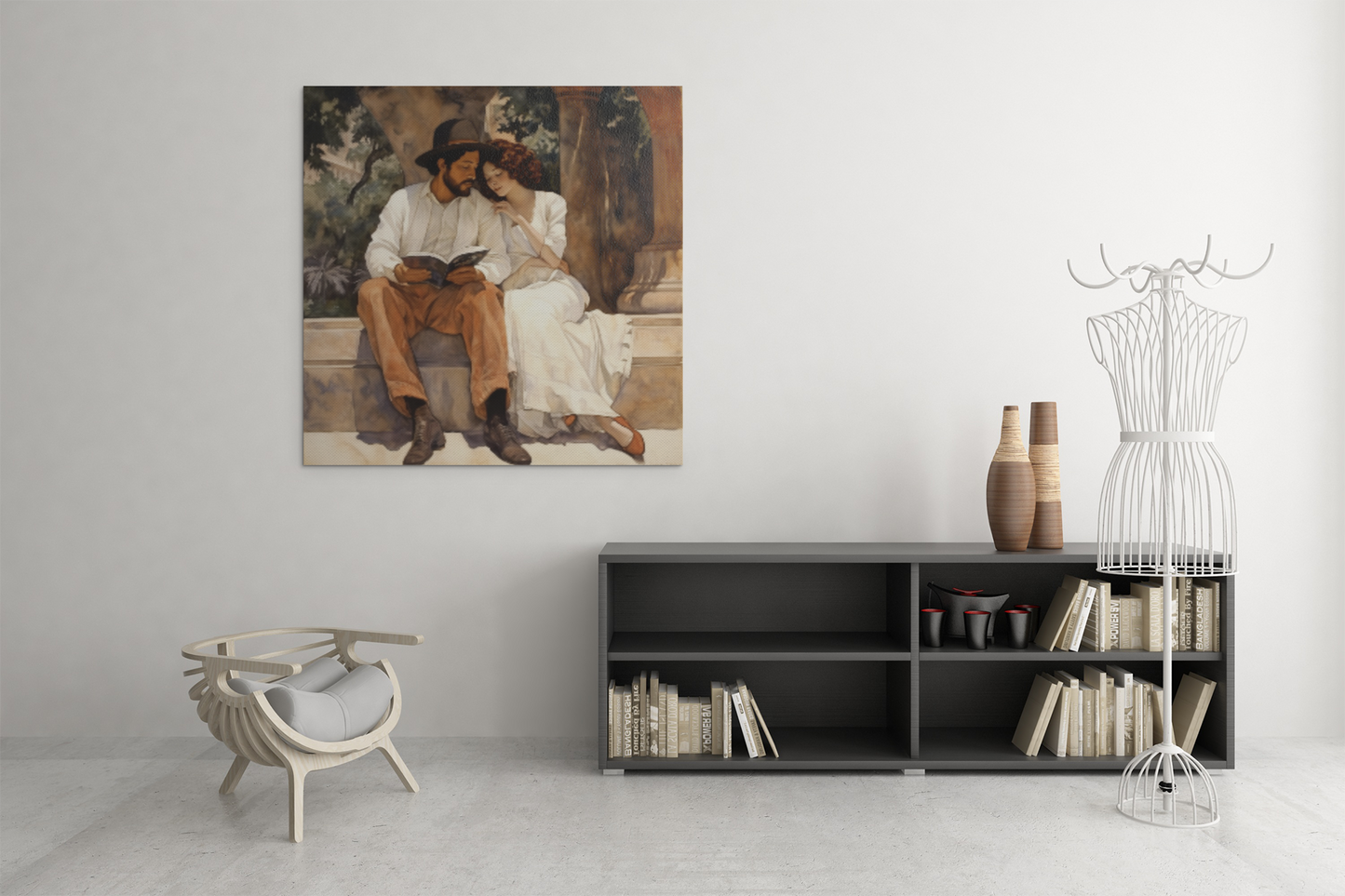 Reading Due | Canvas Wall Art
