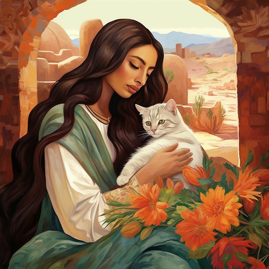 Feline Companion | Canvas Wall Art